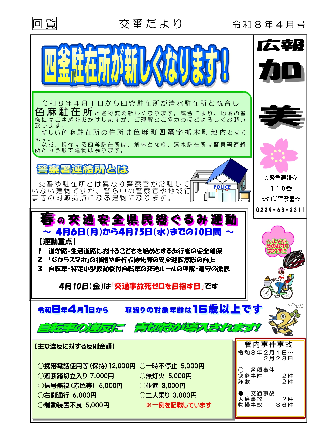 交番だより R8 4月