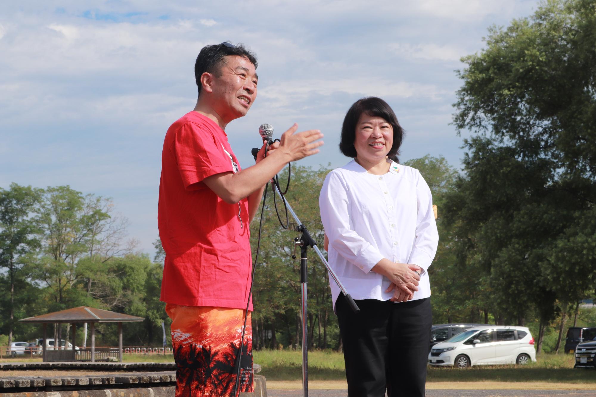 ドラゴンカヌー大会開会式