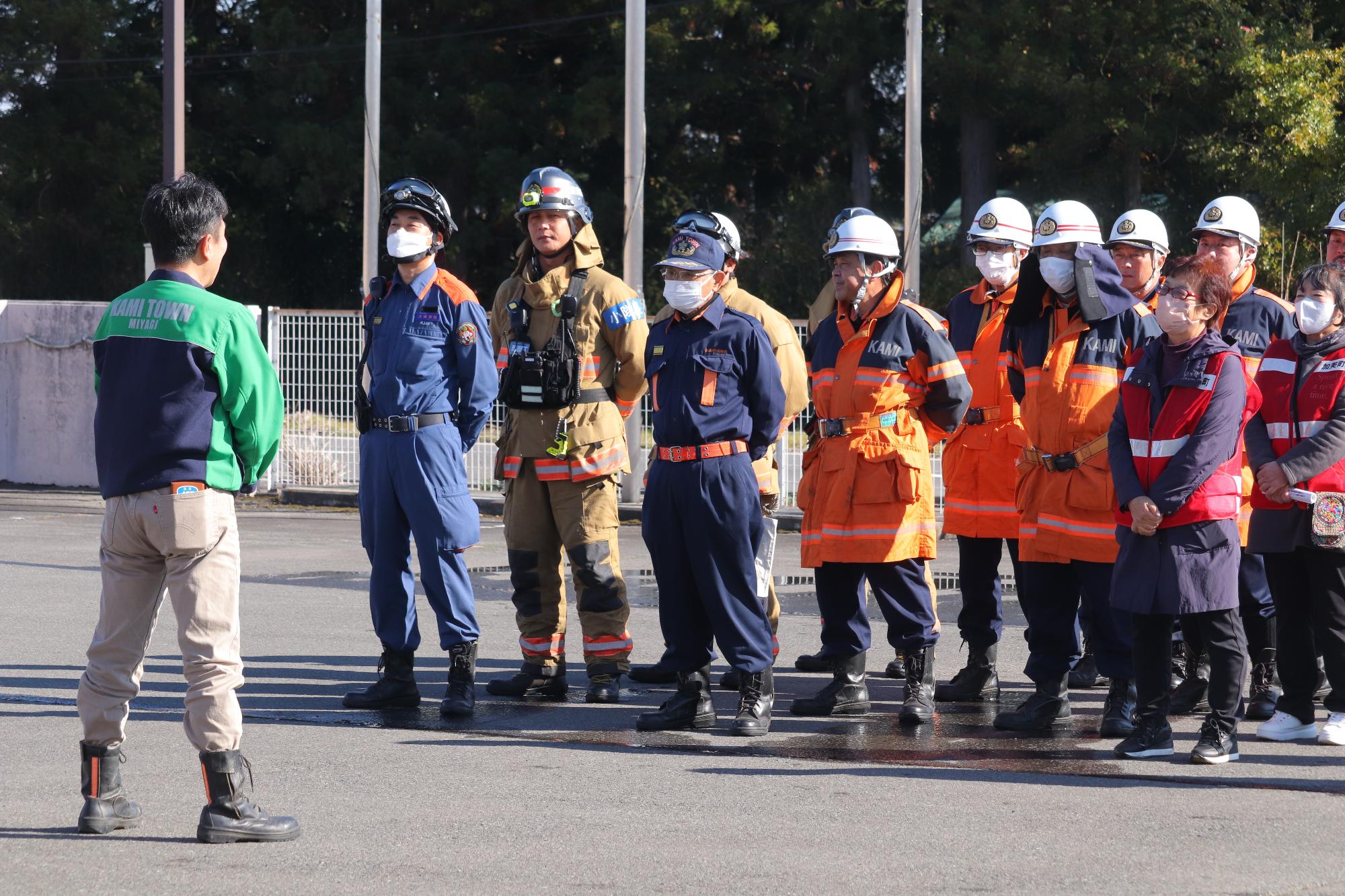 火災防ぎょ訓練