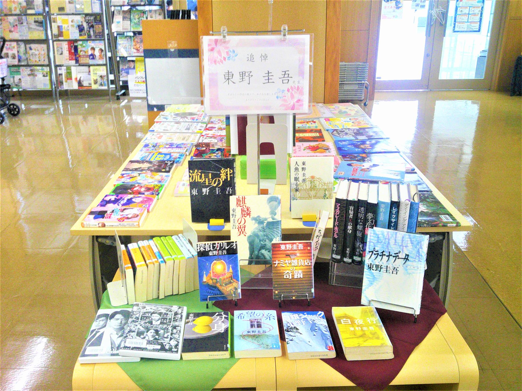 2026年8月追悼･東野圭吾特集