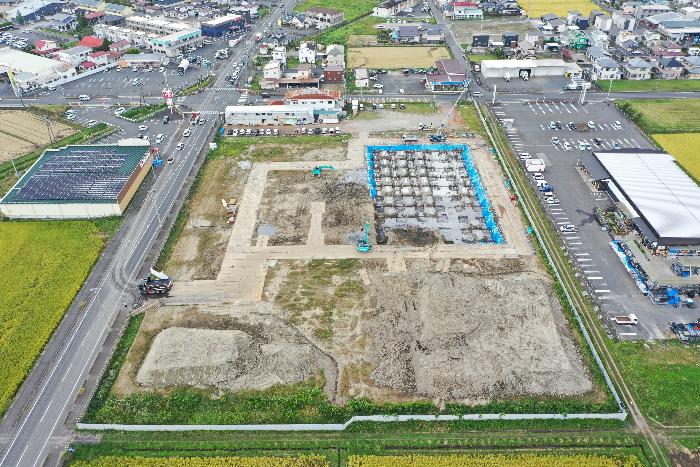 新庁舎空撮