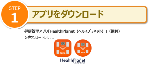 ステップ1アプリのダウンロード
